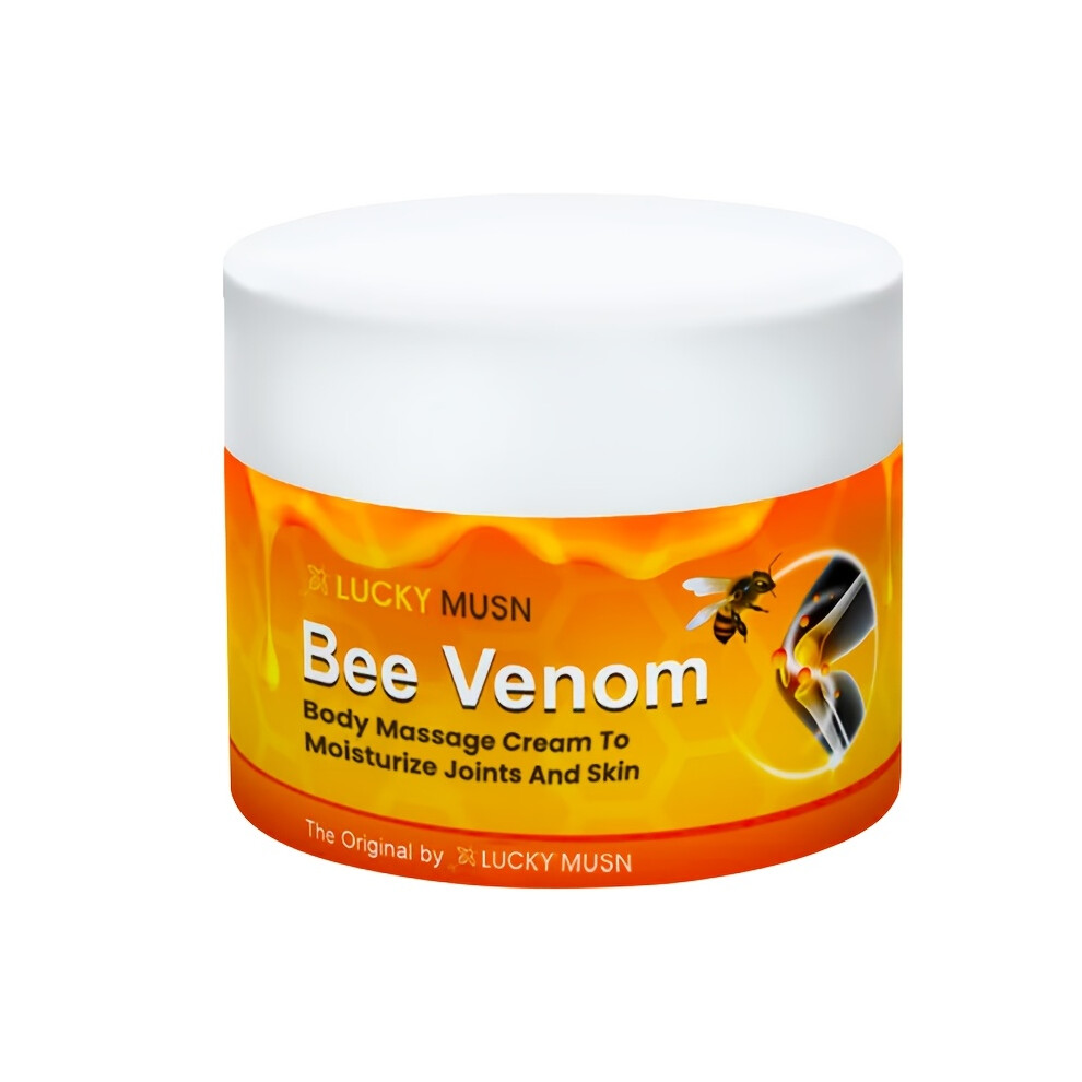 Bghone Cream (60G) Bee Venom Joint Massage - Deeply Moisturizes Joints & Skin, Firming Formula With Arnica, Aloe Vera, Collagen & Turmeric