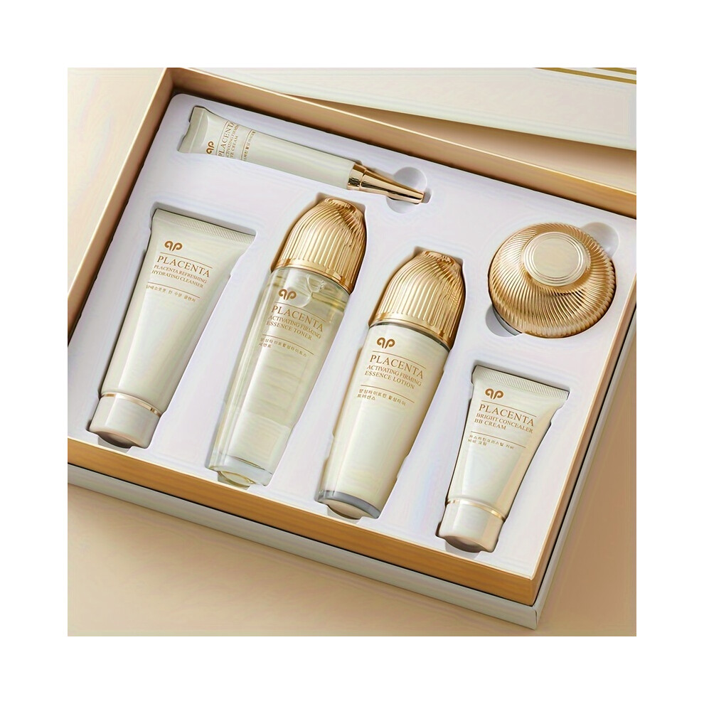 (6-piece Set) Korean Beauty Sheep Fetal Extract Active Shaping and Firming Gift Box - Moisturizing and Firming