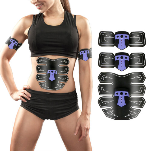 Abdomen Arm Muscle EMS Training Gear Black Technology Electrical Body Shape Trainer 1