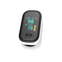 (White) Finger-Clamp Pulse Oximeter Finger Blood Oxygen Saturometro Heart De Oximeter Portable Pulse Oximetro Monitor