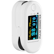 (White) Finger-Clamp HD OLED Pulse Oximeter Finger Blood Oxygen Saturometro Heart De Oximeter Portable Pulse Oximetro Monitor