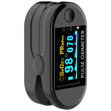 (Black) Finger-Clamp HD OLED Pulse Oximeter Finger Blood Oxygen Saturometro Heart De Oximeter Portable Pulse Oximetro Monitor