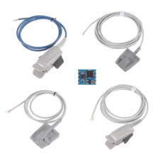 (Blood Oxygen Module) Digital Oxygen Saturation Test Module Evaluation (SPO2) Detection Board Finger Sleeve Probe Finger Clip Probe