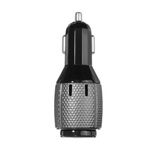 (Grey) Car Bluetooth Earphone Car USB Charger Car Bluetooth Kits Three Colors 2