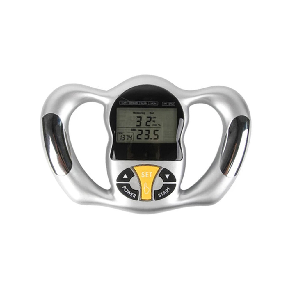 Greenzech Handheld Body Fat Monitors Lcd Screen Analyzer 6 Seconds Accurate Bmi Meter Health Fat Easuring Instrument