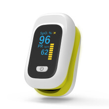 (Yellow) Mini OLED Finger-Clamp Pulse Oximeter Home Heathy Blood Oxygen Saturation Monitor