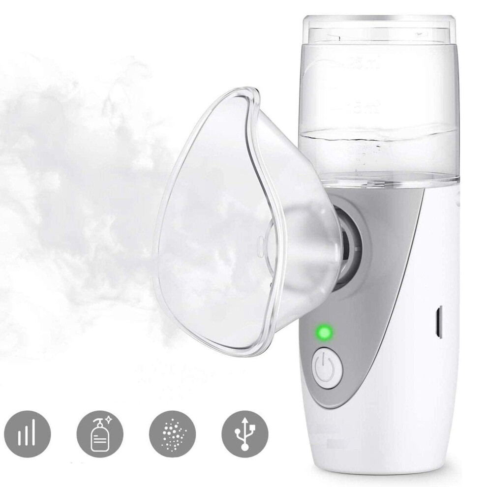 Greenzech Mini Handheld Portable Usb Charging Inhale Nebulizer Ultrasonic Inalador Nebulizador For Children Adult