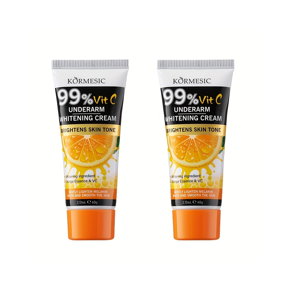 Bghone ((2Pcs) Underarm Whitening Cream) Niacinamide Underarm Moisturizing Cream, Rich In Niacinamide, For Dark Tones, Drying, Knees, Elbows, Inner Thighs, B
