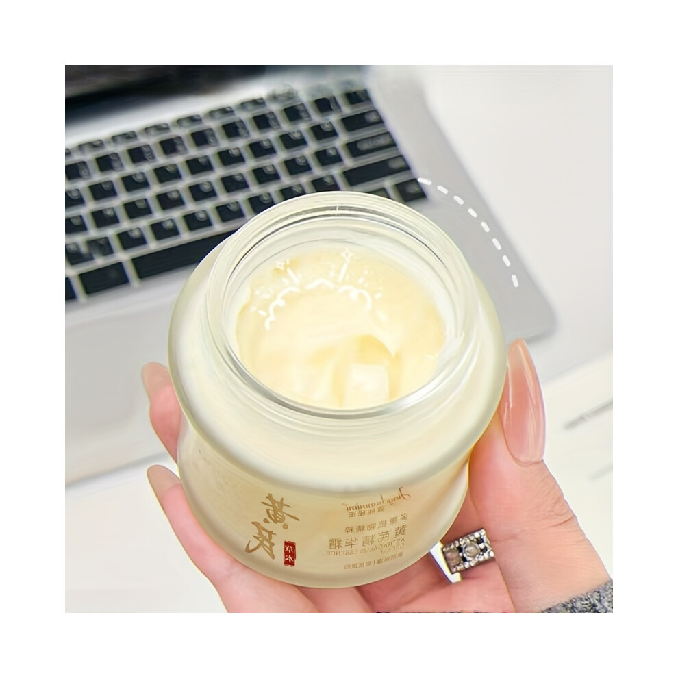 (Astragalus Essence Cream 100g) Herbal Astragalus Serum Cream - Deep Moisturizing & Firming Skin Care, Hypoallergenic Chamomile Extract