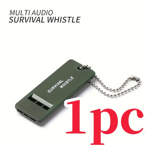 (As Shown) High-Frequency Survival Whistle for Outdoor Adventures - Durable PP Material