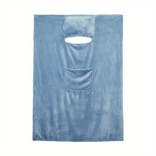 (Blue) Multi-purpose Blanket with Pillow for Various Occasions - Multifunctional Storage Blanket for Sofa, Camping, Car, Office, etc