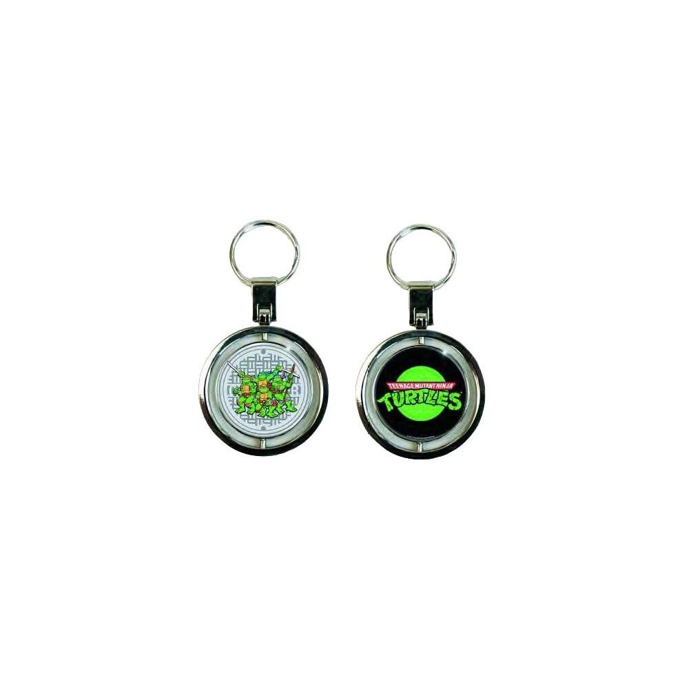 Teenage Mutant Ninja Turtles Logo Spinner Keyring