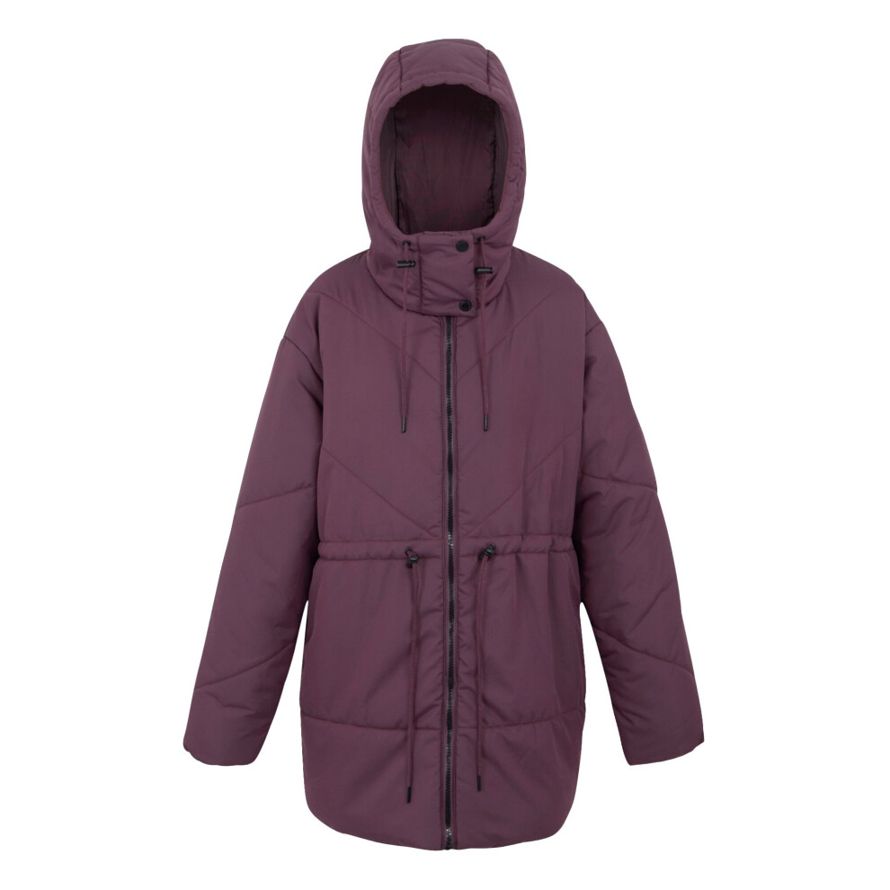 (10 UK, Deep Plum) Regatta Womens/Ladies Rurie Baffled Padded Jacket