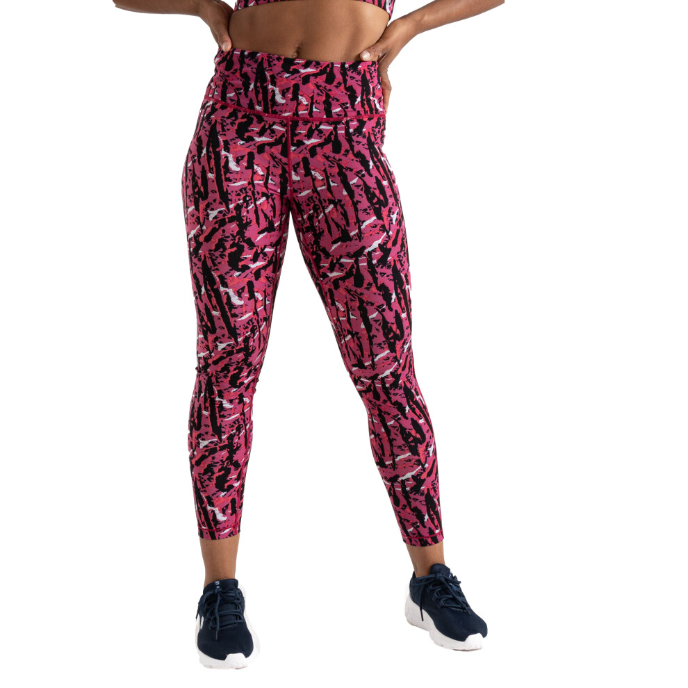 (6 UK, Neon Pink) Regatta Womens/Ladies Influential Zebra Print Gym Leggings