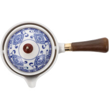 1pc Keramik Teekanne Seite Griff Chinesischen Tee Teekanne Seite Griff Tee Wasserkocher Retro Tee-Set