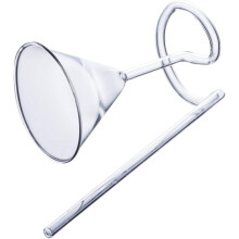 Eleganter Weinbecher im Strohhalm-Design, Glasbecher für Hotelbankettpartys