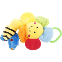 Niedliche Kinderwagen-Baby-Hängespielzeuge Plüsch-Blumen-Bienen-Krippen-Hängespielzeug für Kleinkinder