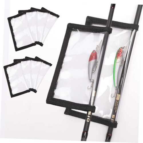 Angelhaken Protector Bait Caster Bass Haken Köder Wraps Rod Socke Protector Abdeckung 1