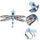 Köder Libelle Crappie Jigs Kurbelköder Salzwasser Köder Tackle Salzwasser Angelköder Angelköder Angelset Angeln 7