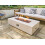 Field & Flame Liana Rectangle Gas Fire Pit in Travertine 2