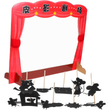 Mini-Schattenpuppen-Spielzeugtheater Schattenpuppen Lernspielzeug