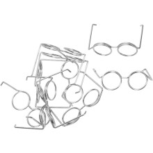 20 stücke Mini Gläser Rahmen Kinderwagen für Puppe Rave Sonnenbrille Frauen Miniatur Dinge