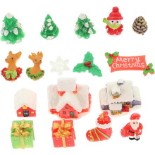 1 Set Miniatur Weihnachten Auto für Handwerk Miniatur Weihnachten Dekorationen Mini Weihnachten Baum Miniaturen