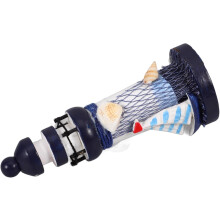 13cm Mini Mittelmeer Leuchtturm Modell Ornament Home Decor Nautischen Thema Dekorative Handwerk