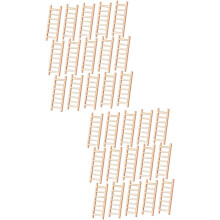 2 Sets Treppenspielzeug für Holzdekor Bonsai-Dekor Holzleiterdekor für Mikrolandschaft 15 Stück * 2