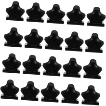 20 stücke Puppe Halskette Halter Mini Puppe Schmuck Miniatur Schmuck Display Puppenhaus Möbel
