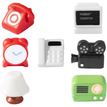 1 Set Modell Radio Tiny Telefon Modelle Puppe Haus Zubehör und Möbel Miniatur