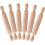 6 stücke Mini Holz Rolling Pin Rolling Pin Mini Haus Dekoration Tiny Roller Pasta Roller 1