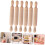 6 stücke Mini Holz Rolling Pin Rolling Pin Mini Haus Dekoration Tiny Roller Pasta Roller 5