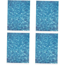 Flexibles Wassertexturblatt, Bach- und Seelandschaft, Wassereffektpapier für Puppenhäuser, dekoratives Kunstpapier für Modelle