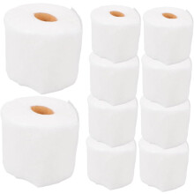 Miniatur-Puppenhaus-Zubehör, 2 Packungen Toilettenpapiermodelle, Rollenpapier, Miniatur-Dekorationen
