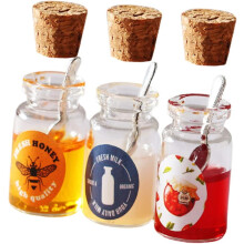 3 Sets Puppenhaus Miniatur Lebensmittel Mini Honig Gläser Puppenhaus Sirup Puppenhaus Miniatur Lebensmittel Puppenhaus