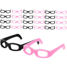 30 stücke Puppe Dressing up Gläser Requisiten Mini Puppe Gläser Modelle