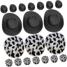 20 Stück Mini-Cowboyhut, Miniaturhut für Puppen, Mini-Hut, Hundehut, Katzenhüte, Mini-Westernhüte