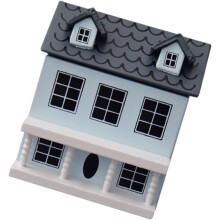 Handwerkskunst Miniatur Haus Ornament Lebensechte Holz Tiny House Modell für Decor