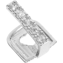 Mundkostüm Grill Fit Custom Zähne Überzogene Punk Einzelkappe Strass Cosplay Bottom Splitter Requisiten Zubehör