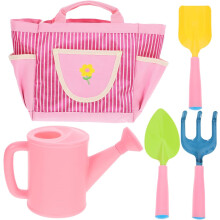 Kinder-Garten-Gießkannen-Set für Jungen und Mädchen, Gartengeräte-Set, Rechentasche für Jungen und Mädchen
