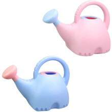 2 Stück niedliche Gießkannen mit Cartoon-Elefanten-Motiv, Wasserkocher für die Gartenarbeit und Gießtöpfe in Tierform