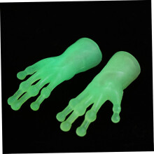 Halloween-Kostümzubehör: Alien-Fingerhandschuhe, Spielzeug-Trickhandschuh für Jungen und Mädchen, Erwachsene, Grün