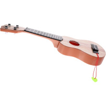 Spielzeug-Ukulele für Jungen und Mädchen, leicht zu spielende Simulations-Ukulele für Babys, aus sicherem Material