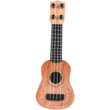 Miniatur-Ukulele für Kunststoff-Ukulele-Modell, Musikinstrument, pädagogisch wertvoll für Jungen im Alter von 4–5 Jahren, 1 Stück