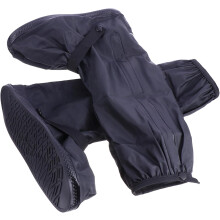 1 Paar wasserdichte Schuhe aus PVC-Material für Outdoor-Aktivitäten, Größe L, schwarz, schmutzabweisend und robust