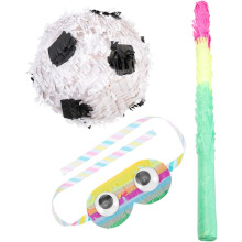 Pinata Fußball für Party Geburtstagsparty Pinata Stick Pinata Stick Dekoration Spaß für Familie