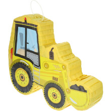 Traditionelle mexikanische Fiesta Piñata Bagger Bau Party Papier Piñata Spielzeug Zucker gefüllt Partyspiel