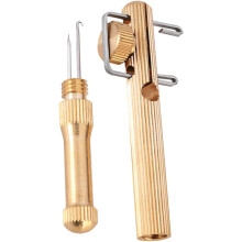 Knotter Hook Angelschnur-Knotergerät Bindeknoten Köderhaken Bindegerät Einfach zu verwendendes Tragen Zufälliger Stil