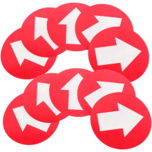 20Pcs Reflektierende Pfeil Richtung Zeichen Aufkleber Helle Klebstoff Trail Marker
